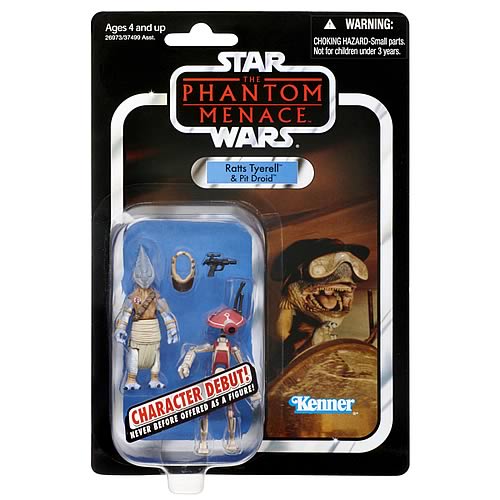 Star Wars Ratts Tyerell and Pit Droid Vintage Action Figure