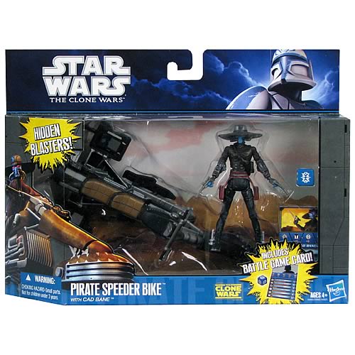 Star Wars Clone Wars Cad Bane and Pirate Speeder Bike