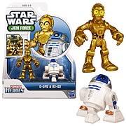 Star Wars Jedi Force R2 D2 and C 3PO Figures