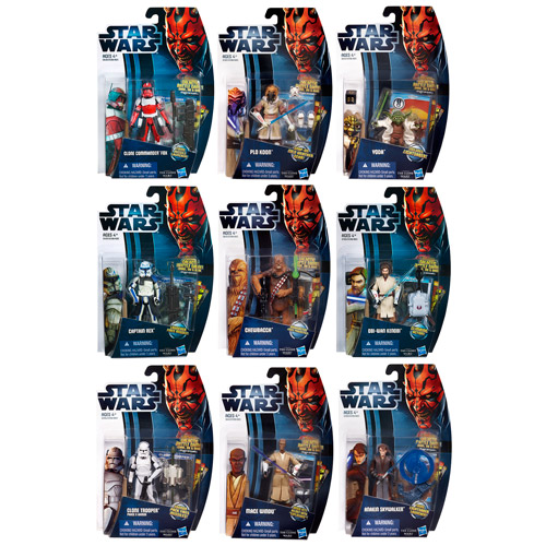 Star Wars Clone Wars 2012 Action Figures Wave 4 Revision 1