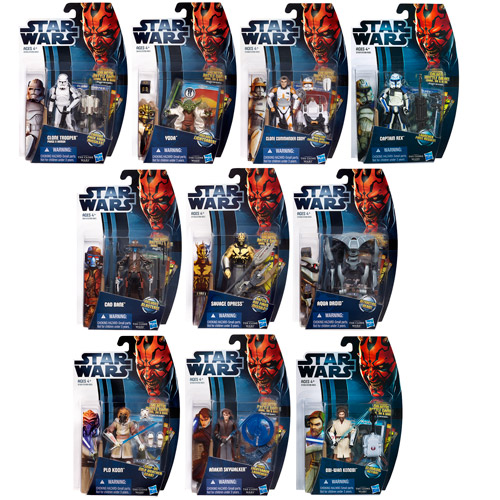 Star Wars Clone Wars 2012 Action Figures Wave 4 Revision 2