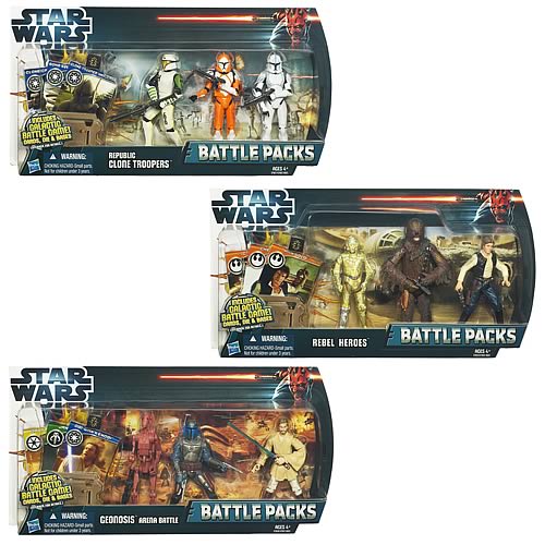 Star Wars Battle Packs 2012 Wave 1 Set