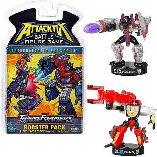 Transformers Attacktix Series 1 Booster Pack Set
