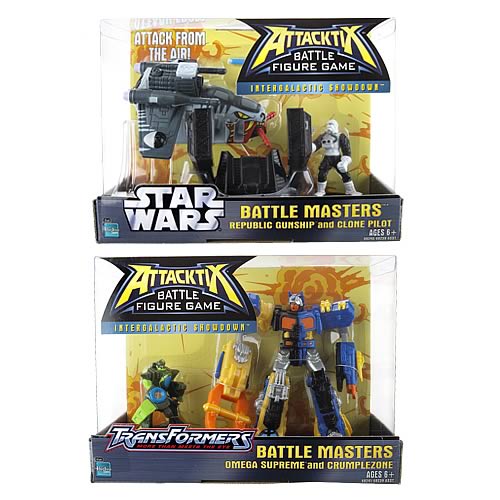 Star Wars vs. Transformers Attacktix Battle Masters 1 Set