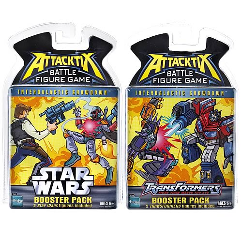 Star Wars vs. Transformers Attacktix Series 1 Booster Set