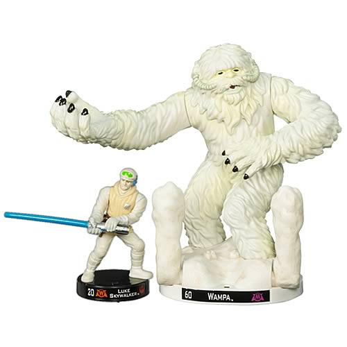 Star Wars Attacktix Wampa with Luke Skywalker