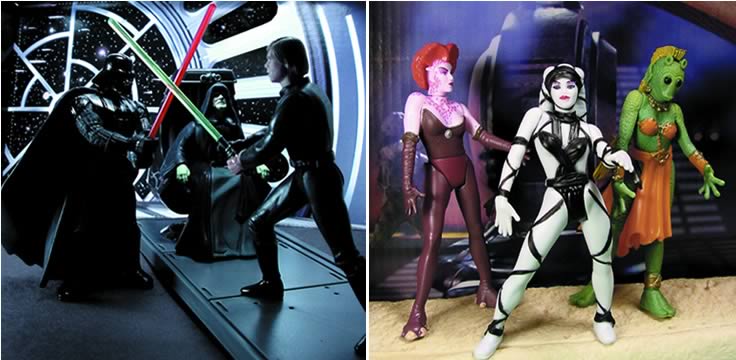 Final Jedi Duel & Jabba Dancer
