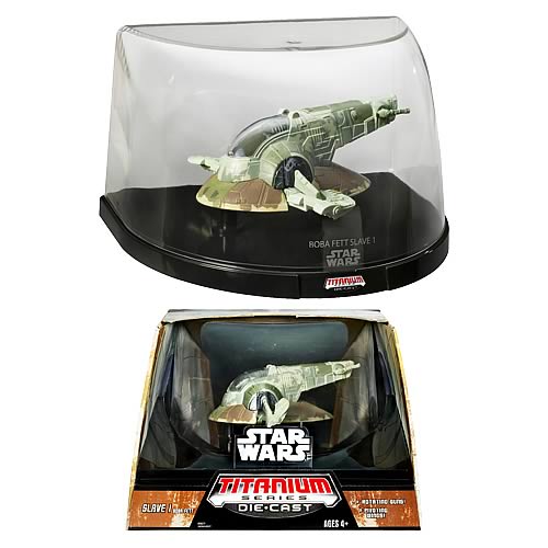 Star Wars Titanium Ultra Boba Fetts Slave I Vehicle