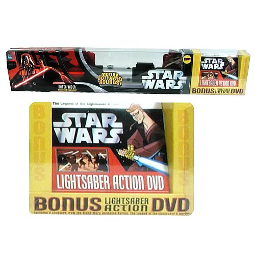 Star Wars Darth Vader Electronic Lightsaber with DVD