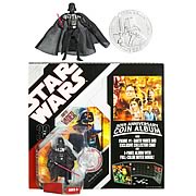 Star Wars Coin Album with Darth Vader Action Figure