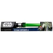 Star Wars Yoda Force Action Green Lightsaber with DVD