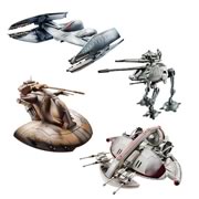 Star Wars and Clone Wars Vehicles Wave 2