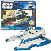 Star Wars Clone Wars Blue Republic Fighter Tank Vehicle