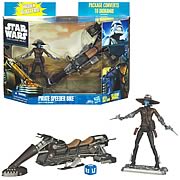 Star Wars Clone Wars Cad Bane and Pirate Speeder Bike