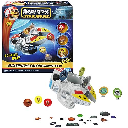 Star Wars Angry Birds Millennium Falcon Bounce Game