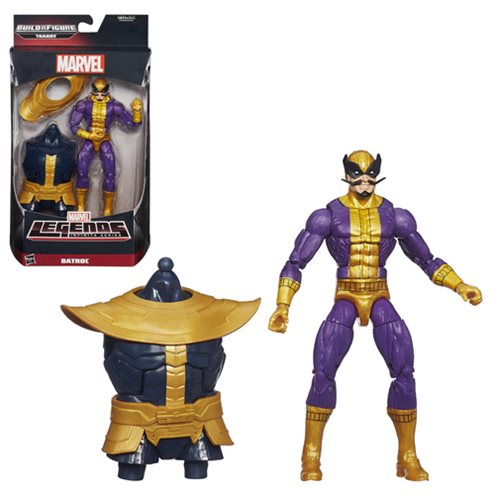 Collect all six super-articulated Hasbro action figures (sold separately) to collect and connect the Mad Titan, Thanos! Includes one 6-inch scale action figure with awesome articulation and amazing detail! Open all the figures for variant hands and different heads for your very own Thanos 6-inch scale action figure! The biggest, baddest, and most Marvel-ous heroes on the planet are here! Avengers Marvel Legends Comic Batroc Action Figure brings you a 6-inch scale baddie that's fully articulated and comes with the best facial hair yet! Don't miss this one.