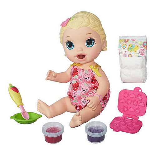 Baby Alive Super Snacks Snackin Lily Doll Blonde