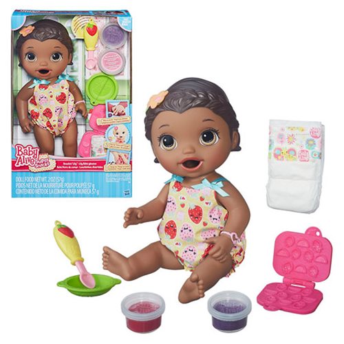 Baby Alive Super Snacks Snackin' Lily African American Doll