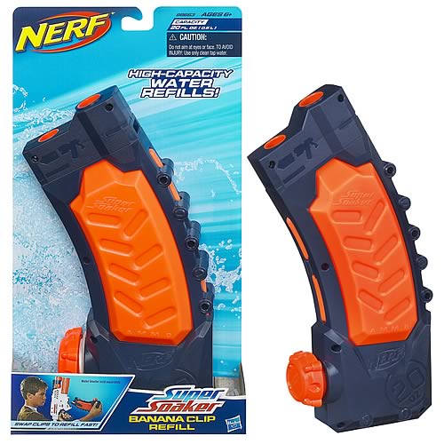 Super Soaker 20-Ounce Water Banana Clip Refill