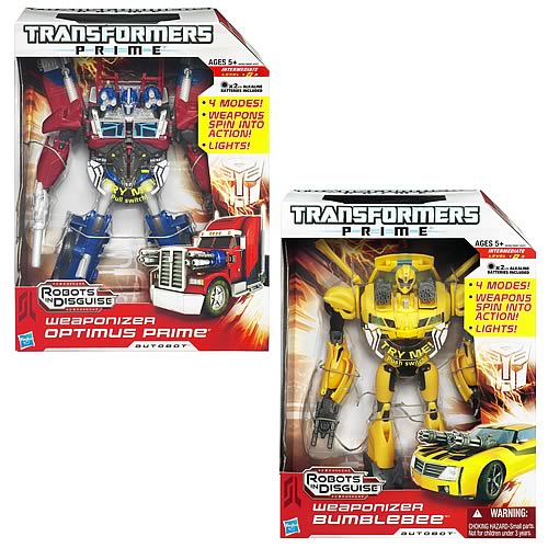Transformers Prime Weaponizers Wave 1 Set