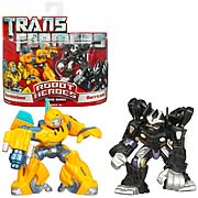 Transformers Robot Heroes Bumblebee vs. Barricade Figures