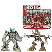 Transformers Robot Heroes Jazz vs. Frenzy Figures