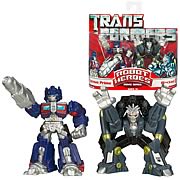 Transformers Robot Heroes Optimus Prime vs. Blackout Figures
