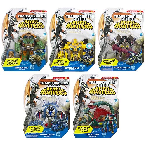 Transformers Prime Beast Hunter Deluxe Figures Wave 2 Rev. 1