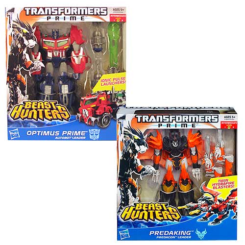 Transformers Prime Beast Hunter Voyager Figures Wave 1 Set