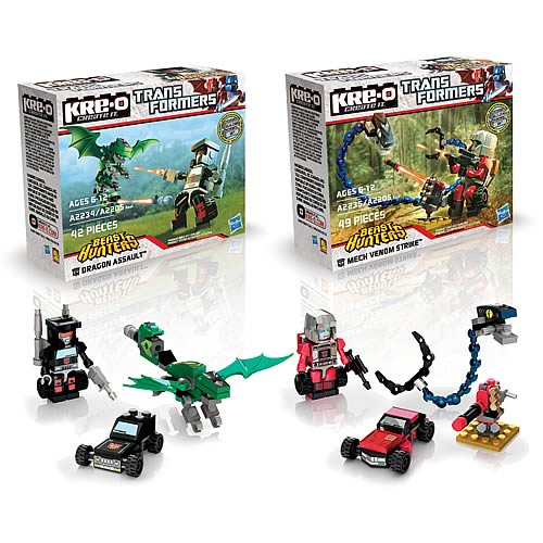 Kre-o Transformers Beast Hunters Figure Packs Wave 1 Set