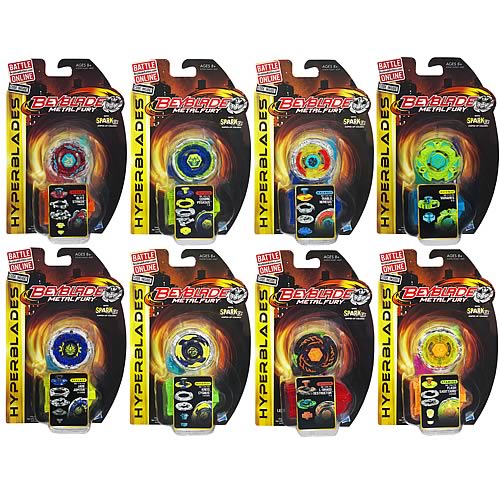 Beyblades Metal Fury Hyperblades Tops Series 2 Case