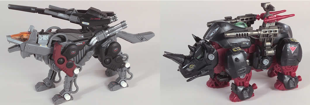 Zoids Deluxe Wolf & Rhinos Set