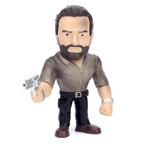 The Walking Dead Rick 4-Inch Metals Die-Cast Action Figure