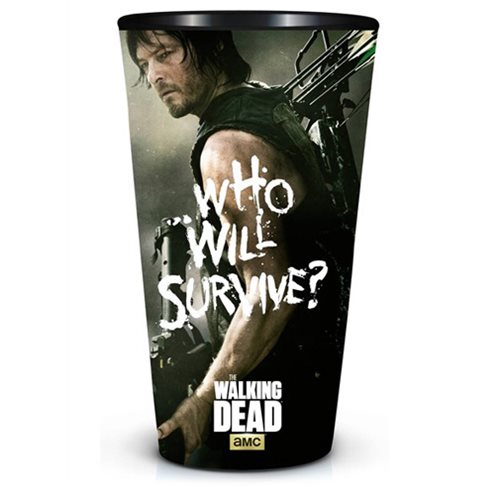 The Walking Dead Who Will Survive Pint Glass