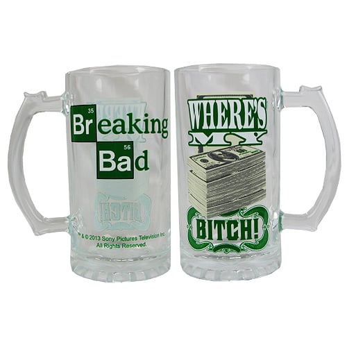 Breaking Bad Where's My Money 16 oz. Beer Mug