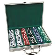 Poker Chip Case With 11 1/2-Gram Chips