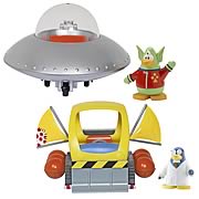 Club Penguin Vehicle with 2-Inch Figure Wave 1 Set