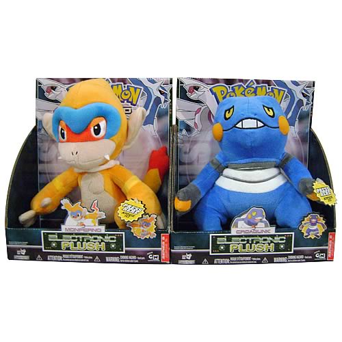 Pokemon Large Plush with Sound Wave 2 Set