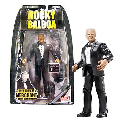 Rocky Larry Merchant Action Figure, Rocky, Action Figures, Jakks Pacific