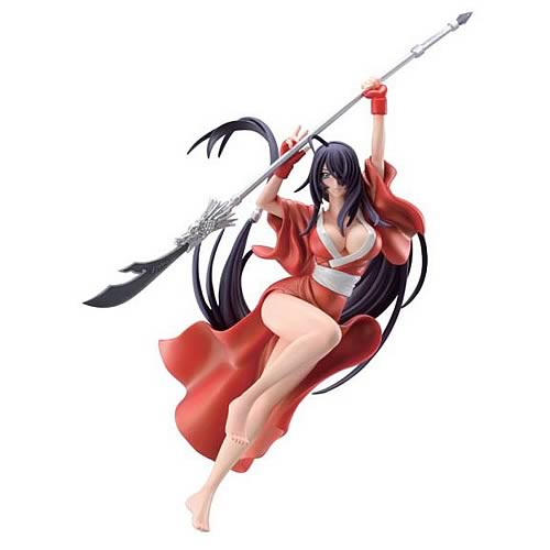 Ikki Tousen Great Guardians Kanu Unchou Red Dress Statue