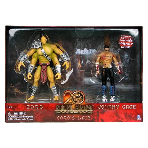 Mortal Kombat 5-Inch Goro's Lair with Johnny Cage Figure