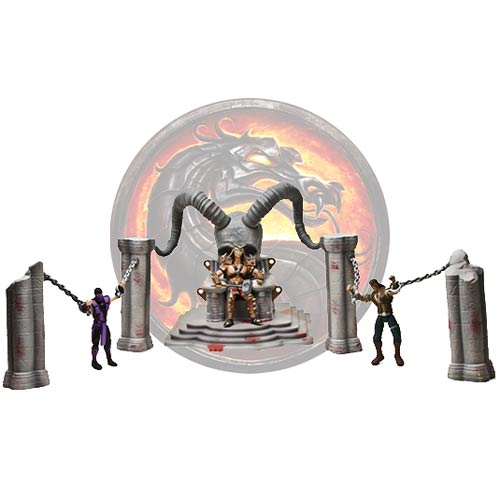 Mortal Kombat Shao Kahn Throne and Arena Playset with Figure