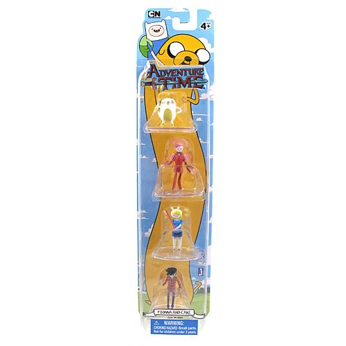 Adventure Time 2-Inch Deluxe Fionna and Cake Action Figures