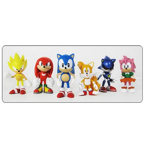 Sonic the Hedgehog Classic 2-Inch Mini-Figure 6-Pack