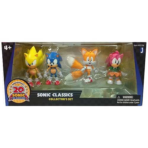 Sonic the Hedgehog 20th Anniversary Classic Figure 4-Pack