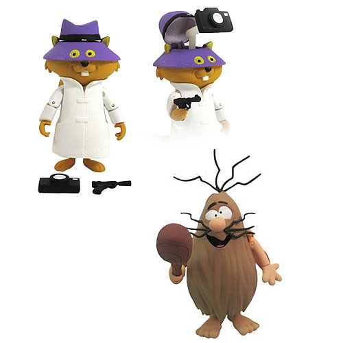 Hanna-Barbera Captain Caveman & Secret Squirrel Figures Set