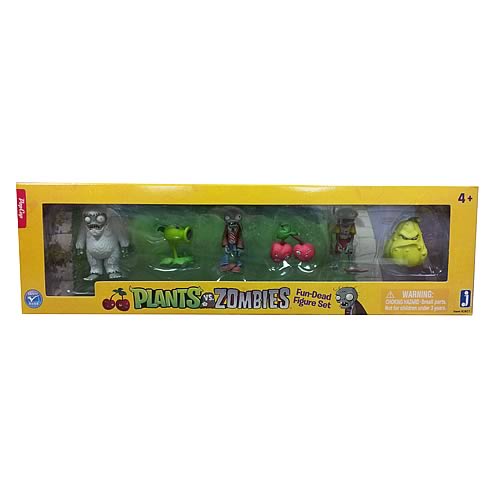 Plants vs. Zombies 2-Inch Mini-Figure 6-Pack
