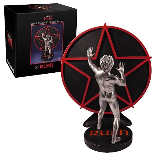 Rush Starman Logo Rock Iconz Statue