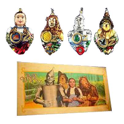 Wizard of Oz Polonaise Glass Ornaments