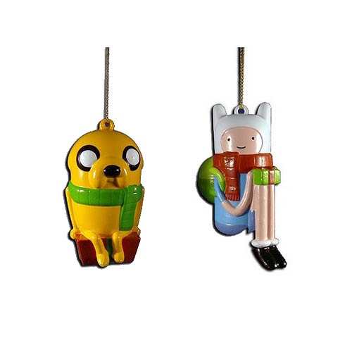 Adventure Time 3 1/2-Inch Blow Mold Ornament Set